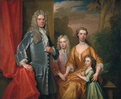 James Brydges and his Family by Godfrey Kneller