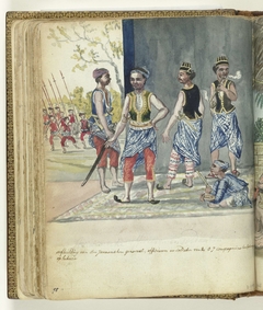 Javaanse hulptroepen van de Compagnie by Jan Brandes