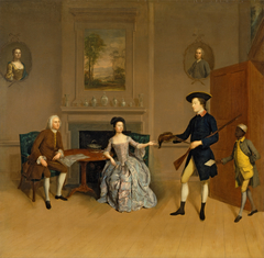 John Orde, His Wife, Anne, His Eldest Son, William, and a Servant by Arthur Devis