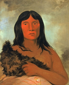 Kay-ée-qua-da-kúm-ee-gísh-kum, He Who Tries the Ground with His Foot by George Catlin