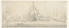 Krijgsraad van de Nederlandse vloot voor de Vierdaagse Zeeslag in 1666