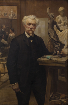 L'atelier du sculpteur Henri Allouard by Léon Maxime Faivre