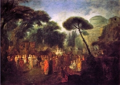 La mariée de village by Antoine Watteau