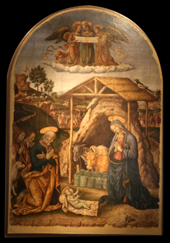 La Nativité by Lattanzio di Niccolo di Liberatore da Foligno