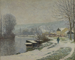 La neige à Port-Marly by Maxime Maufra