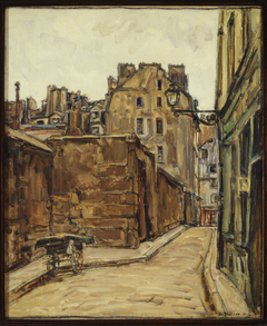 La rue Saint-Julien-le-Pauvre by Germain David-Nillet