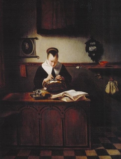 Lacemaker by Nicolaes Maes
