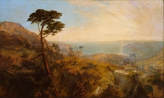 Landscape with Classical Ruins by Georg von Hoesslin
