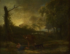 Landscape with the Death of Procris by the studio of Claude Lorrain