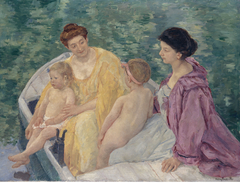 Le bain by Mary Cassatt
