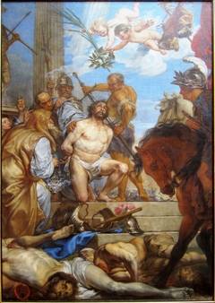 Le martyre de saint Maurice et de ses compagnons by Jan Boeckhorst