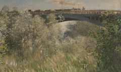 Le Pont de Chatou by Claude Monet