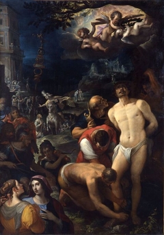 Les apprêts du martyre de saint Sébastien