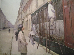 les Peintres en bâtiment by Gustave Caillebotte