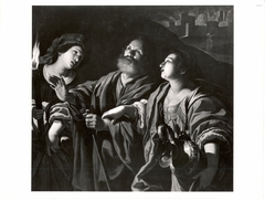 Lot und seine Töchter auf der Flucht by Rutilio di Lorenzo Manetti