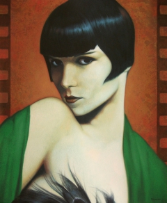 Louise Brooks in colors by Fran Recacha