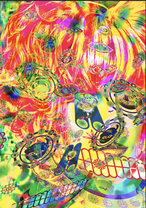 "LSD Revamped" Osamu Sato - Artwork On USEUM