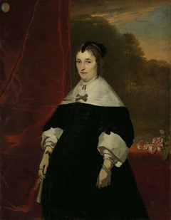 Machteld Bas (d 1681). Wife of Abraham de Visscher by Unknown Artist