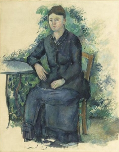Madame Cézanne in the Garden by Paul Cézanne
