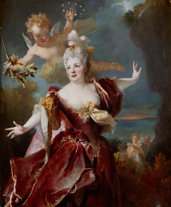 Marie-Anne de Châteauneuf, dite Mlle Duclos, dans le rôle d'Ariane