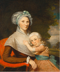 Martha Tennent Rogers (Mrs. David Rogers) and Her Son, probably Samuel Henry Rogers
