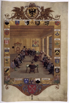 Meeting of the Regensburg Council by Hans Muelich