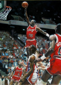 Michael Jordan by Nicolas Curmer