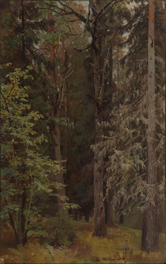 Mixed forest by Ivan Shishkin