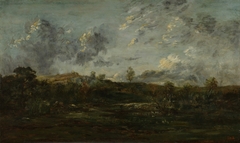 Moeras in Bourgondië by Théodore Rousseau