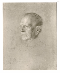 Moltke, Kopf by Franz von Lenbach