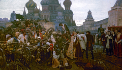 Morning of the Execution of the Streltsy by Vasily Surikov