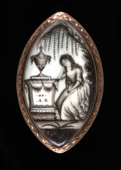 Mourning Locket for A. R. by Anonymous