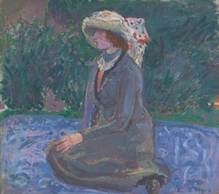 Mrs Spencer Frederick Gore in the Garden of Rowlandson House