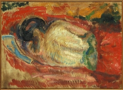 Nude Female Back by Edvard Munch