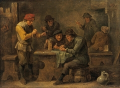 Peasants Playing Dice by David Teniers the Younger