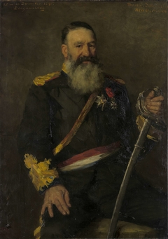 Piet J. Joubert (1831-1900). Commandant-generaal van de Zuidafrikaanse Republiek by Thérèse Schwartze