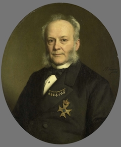 Pieter Mijer (1812-81). Gouverneur-generaal van Nederlands Oost Indië by Johan Heinrich Neuman