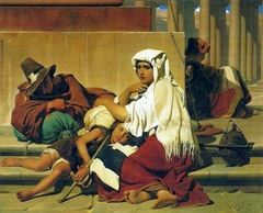 Pilgrims in Rome by Paul Delaroche