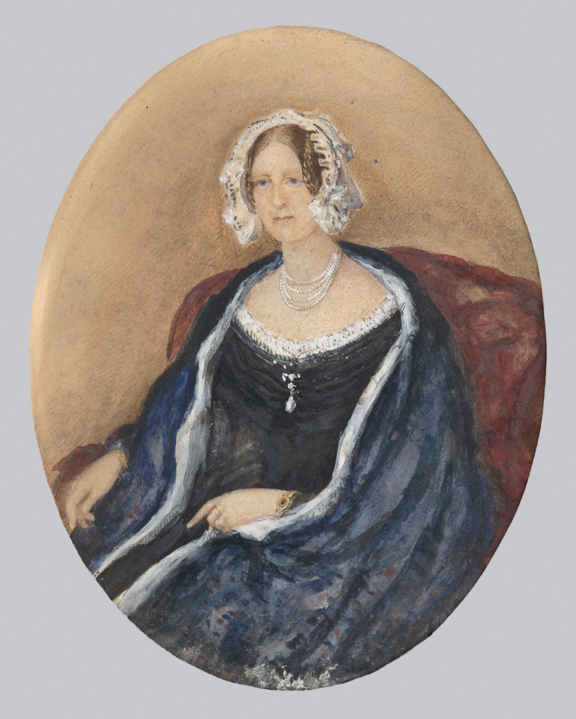 Portrait of a Lady in a White Bonnet and a Cape