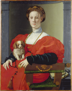 Portrait of a Lady in Red (Francesca Salviati?) by Agnolo Bronzino