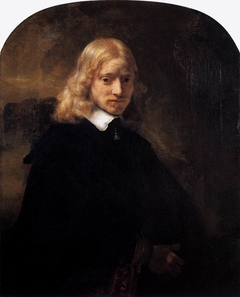 Portrait of a man, possibly Pieter Six by Rembrandt