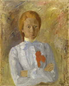 Portrait of a woman by Anna Schønheyder