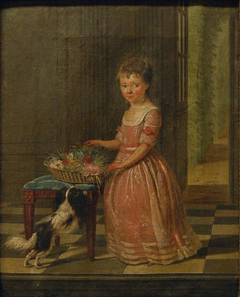 Portrait of Agatha Maria van der Burch (1776-1831) by Louis François Gerard van der Puyl