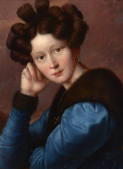 Portrait of Aleftyna Gościmska née Jerasiewicz by Józef Oleszkiewicz