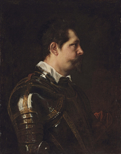 Portrait of an unknown Italian soldier by Anthony van Dyck