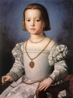 Portrait of Bia de' Medici by Agnolo Bronzino