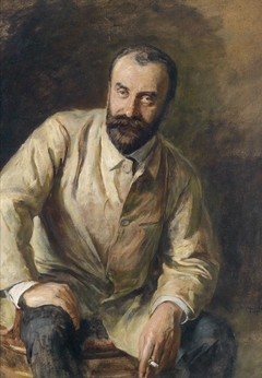 Portrait of Carl Moll by Ludwig Michalek