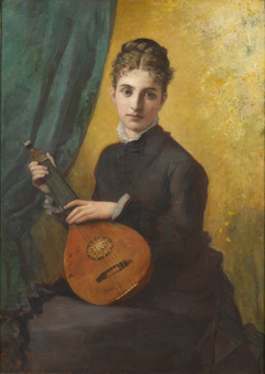 Portrait of Ellen M. Brown (Mrs. Ellen Berry) by William Morris Hunt