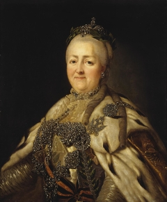 Portrait of Empress Catherine the Great by Anonymous
