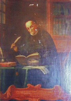 Portrait of Father Francisco Esthacio de Almeida by Carlo Leoni